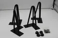 Produktbild: Relaxdays Hairpin Legs. 4er Set. 3 Streben. Metall. Haarnadel Tischbein