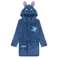 Produktbild: Disney Lilo & Stitch Bademantel für Mädchen, Fleece Morgenmantel mit Kapuze und Ohren, Hausmantel, Größe 128 bis 176 cm (DE/NL/SE/PL, Numerisch, 164, Regular, Dunkelblau)