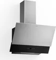 Produktbild: Klarstein Verosteel Dunstabzugshaube 60 cm - Kopffreihaube, 624 m³/h,  Energie, Touch, LED, leise, Edelstahl & Glas, Abzugshaube Küche, spülmaschinenfester Filter
