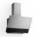 Produktbild: Klarstein Deckenhaube VeroSteel Serie Verosteel Wandhaube 60 cm 624 m3/h  Touch LED kopffrei Edelstahl VeroSteel, Dunstabzugshaube kopffrei Umluft Abluft Glas 59.8 cm x 38.2 cm x 37.9 cm