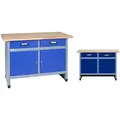 Produktbild: Kupper - Küpper Werkbank 12057, 120 Cm Breit, 2 Türen, 2 Schubladen, Ultramarinblau