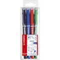 Produktbild: STABILO Fineliner sensor, 4er Kunststoff-Etui Office