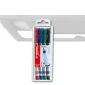 Produktbild: (1,25€/Stück) Stabilo Sensor 4er Etui Fineliner im Kunststoffetui