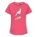 Produktbild: derbe Damen Rundhalsshirt T-Shirt Sturmmöwin, Farbe:Pink, Artikel:-0387/9389 Azalea/Rose tan, Größe:S