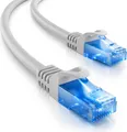 Produktbild: deleyCON 25m CAT.6 Ethernet Gigabit Lan Netzwerkkabel RJ45 CAT6 Kabel Patchkabel Kompatibel zu CAT.5 CAT.5e CAT.6a Cat.7 - Grau