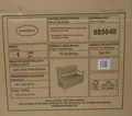 Produktbild: Gartenbank Houston 2-Sitzer Eukalyptus Braun 90 x 107 x 59 cm mit Staufach