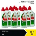 Produktbild: Castrol 2T JASO FB Motorenöl 11x1 Liter = 11 Liter