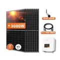 Produktbild: 3000W Solaranlage Photovoltaik - bifaziale Solarmodule