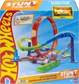 Produktbild: Hot Wheels Spielzeugauto-Trackset, Action-Trackset Looping-Zyklon-Challenge, 2 Spielmöglichkeiten und einfache Aufbewahrung, mit Spielzeugauto im Maßstab 1:64, HTK16