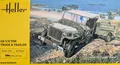 Produktbild: Heller 79997 - 1:72  US 1/4 Ton Truck & Trailer