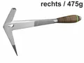 Produktbild: 00072000 Piccolo Schieferhammer Nagelzieher Ledergriff rechts