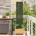 Produktbild: Garten Sichtschutz-leinwand Floral Olivgrün 32 X 140 Cm Vidaxl