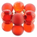 Produktbild: Kaemingk Christbaumkugeln Christmas Red rot transparent Ø 6 cm Glas - 6er Set