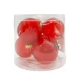 Produktbild: Glas Christbaumkugeln 6er Set Rot