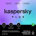 Produktbild: Kaspersky Plus (1 User, 1 Geräte/User, 12 Monate) (KL1042GDAFS-P-ESD)