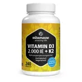 Produktbild: Vitamin D3 K2 2000 I.e./100 µg Hochdosiert Tabl. 240 St