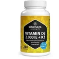 Produktbild: Vitamin D3 2000 IE + K2 Tabletten