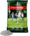 Produktbild: 10 kg starker mineralischer Rasendünger mit 3 Monaten Langzeitwirkung ideal für Frühjahr und Sommer NPK 15+5+8 (+3), staubarmes Granulat, Langzeitdünger Rasen Dünger