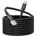 Produktbild: Langes USB C Ladekabel 5M Schnellladung Geflochten für Smartphone PS5 Controller