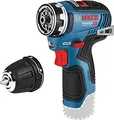 Produktbild: Bosch Professional Akku-Bohrschrauber GSR 12V-35 FC 06019H3002 | 12V | FlexiClick | 35 Nm | Li-Ion | L-BOXX | Blau