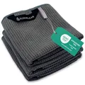 Produktbild: ELEXACLEAN Geschirrtücher (3er Set, 68x42 cm, anthrazit/dunkelgrau) weiche Microfaser Geschirrhandtücher, Waffeltücher Handtücher für die Küche