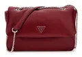 Produktbild: GUESS Sunetra Convertible Crossbody Flap Umhängetasche Tasche Red dunkelrot Neu