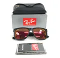 Produktbild: Ray-Ban Sonnenbrille Rb4165 Justin 622/6q Gummi Schwarz Rahmen Brauner Spiegel