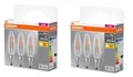 Produktbild: 6x Osram LED Base Classic B Filament Lampe, Kerze E14 4W = 40W klar warmweiß