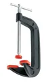Produktbild: DHCC6, 15,2 cm DoppelkopfCKlemme, rot/schwarz
