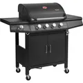 Produktbild: Taino Red 4+1 Gasgrill Grillwagen BBQ Edelstahl-Brenner Gas-Grill Schwarz