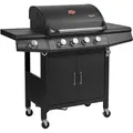 Produktbild: TAINO RED 4+1 Gasgrill Grillwagen BBQ Edelstahl-Brenner Gas-Grill Schwarz
