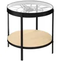 Produktbild: WellHome - Couchtisch mechanische Uhr Ø51x49cm