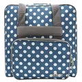 Produktbild: Phönix Taschen für Nähmaschinen 45x21x37cm und Overlockmaschinen 39x32x36cm (Polka Dots Blau, Overlocktasche)