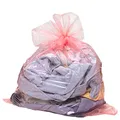 Produktbild: Herrmann Wäschesack 60 Liter in Rot | 25 Stück |bei 45 °C wasserlösliche Wäschebeutel | Ideal für Arbeitsbereiche mit konterminierter Bekleidung, wie z.B. Kranken- & Pflegebereiche, Feuerwehr uvm.