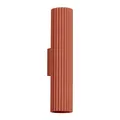 Produktbild: Wandleuchte indirekt innen H: 30 cm Rot 2x GU10 Alu Up Down Wand Lampe Treppe