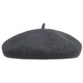 Produktbild: Barascon Baskenmütze (1-St) Wollbaske mit Futter, Made in the EU grau 60 cm