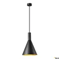 Produktbild: Schwarz Gold Moderne Hängelampe Pendelleuchte 1x23W/E27 IP20 42 [cm]