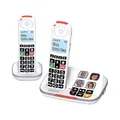 Produktbild: Swissvoice Combo+ DECT Xtra 2355 Duo – Schnurloses Telefon mit Anrufbeantworter