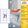 Produktbild: 1.200 AVERY Zweckform Etiketten 4780 weiß 48,5 x 25,4 mm