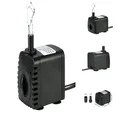 Produktbild: Wasserpumpe Tauchpumpe 600 l h 8 W 4 Saugn