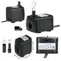 Produktbild: Tauchpumpe 600 l h 8 W 4 Saugnäpfe 2