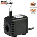Produktbild: Wasserpumpe Tauchpumpe 600 l/h 8 W Leise mit 4 Saugnäpfen für Brunnen Fischtank