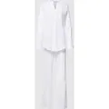 Produktbild: Hanro Pyjama mit Brusttasche in Weiss, Größe S