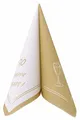 Produktbild: APARTina Serviette HAPPY YEARS, stoffähnlich ideal für 70. Geburtstage, 40 x 40 cm, 50 Stück Einwegservietten stoffähnliche hochwertige Geburtstagsservietten Servietten (Gold, 70 Jahre)