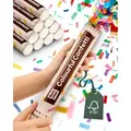 Produktbild: Partyjoker 10 Konfettikanonen Bunt - Einfach & Sicher zu Bedienen - 5-8 Meter langen Konfettistrahl - Für Innen und Draußen - Bunt