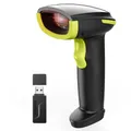 Produktbild: Inateck AI Barcode Scanner Bluetooth, 1D Handscanner Kabellos, Handheld Barcode Scanner, 1 Ladung in 3 Monaten, Unterstützen Selbst Entwickelte App und SDK mit 2000mAh Akku, BCST-21 AI Grün
