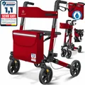 Produktbild: KESSER Rollator Gehwagen Gehhilfe klappbar Alu-Rollator Leicht Laufhilfe
