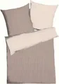 Produktbild: Kaeppel Wendebettwäsche Eternity Combo Bettwäsche, Satin mit seidigem Glanz, Streifen-Design, Feinbiber, 2 teilig