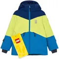 Produktbild: Kabooki LEGO® Skijacke für Kinder - Wasserdicht (10.000 mm) & Winddicht mit versiegelten Nähten | Schneefang, Liftpasstasche & 3M Reflektoren | Winterjacke Jungen Mädchen