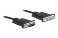 Produktbild: Delock Seriell Kabel RS-232 Sub-D9 Stecker zu Buchse mit 3 m